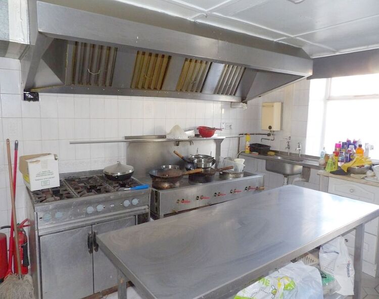 Closed fish and chip shop with three-bedroom accommodation