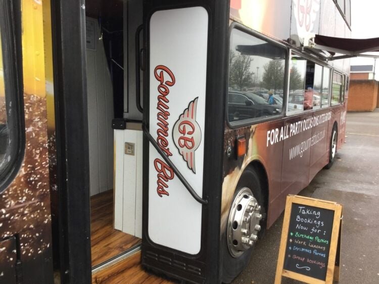 American Styled Diner Double Decker Bus Photo 9