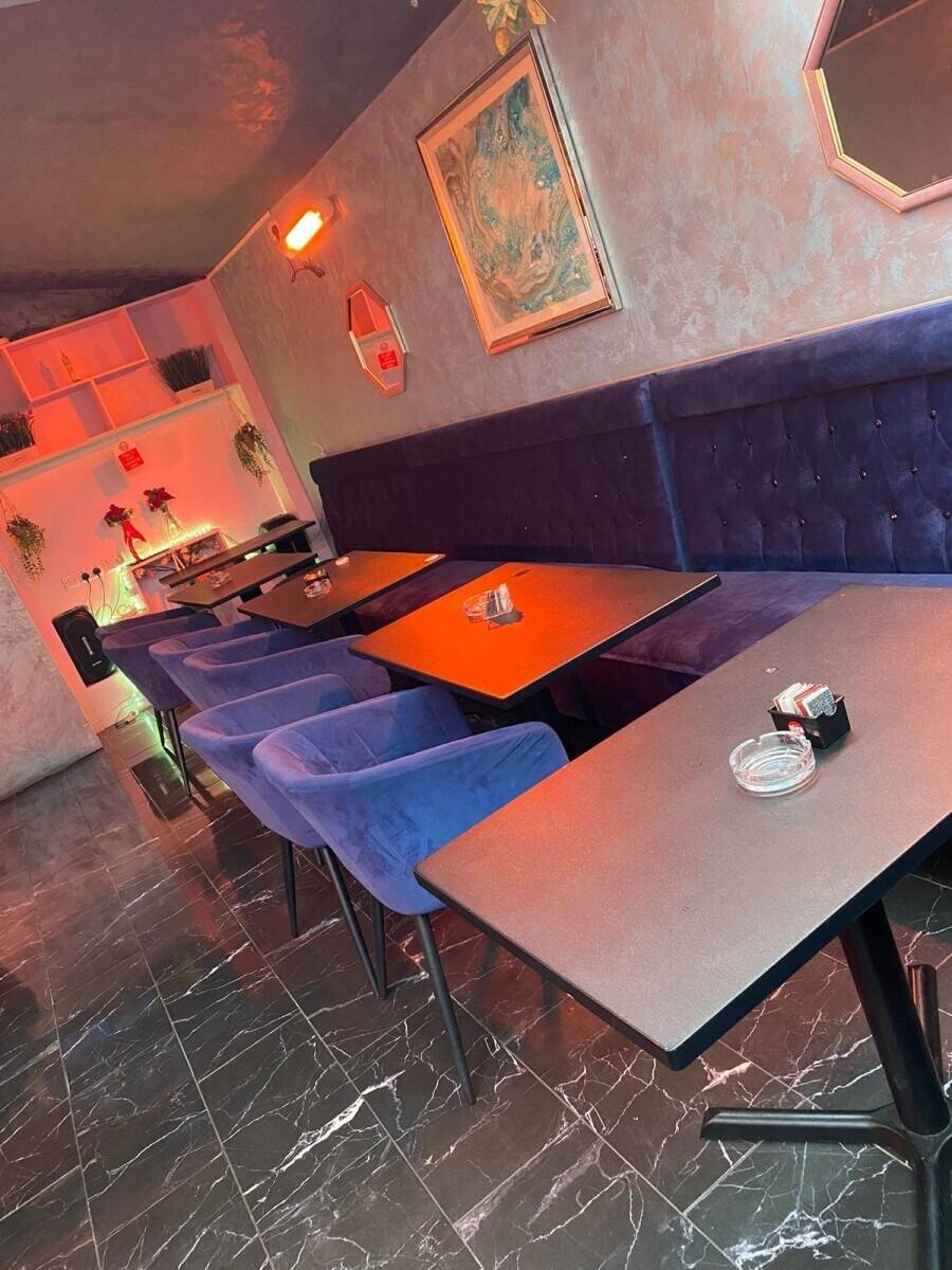 A fully refurbished shisha lounge, events bar, snooker