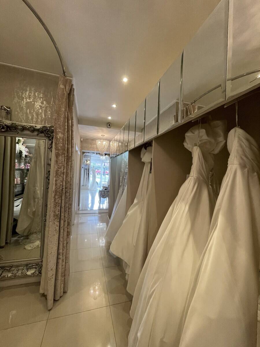 Luxurious bridal & evening wear shop for sale in Sutton coldfield
