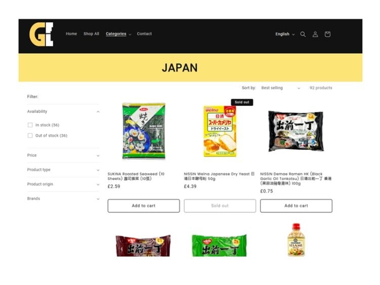 Freehold Online Sales and Wholesale Food Distribution.