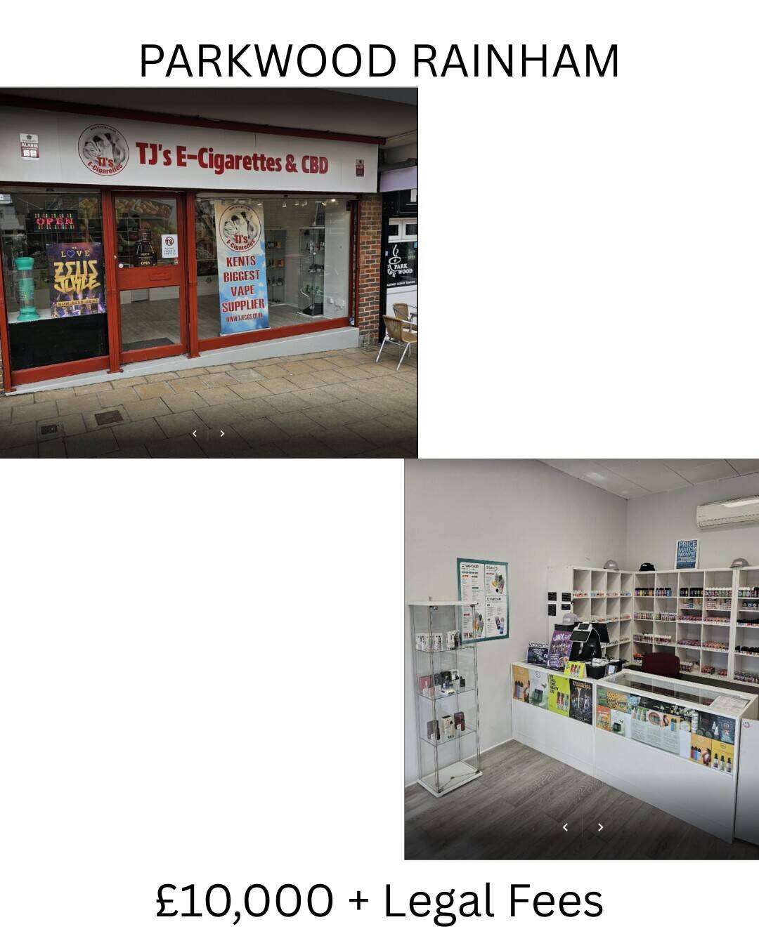 Chain of Vape Shops for sale in Kent