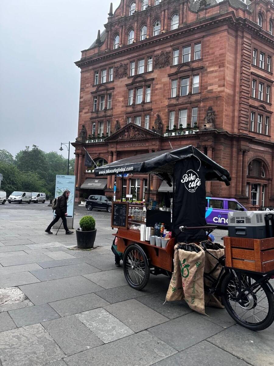 Unique Bike Cafe, previously operated in West End of Edinburgh/at selected events (ref 1743)