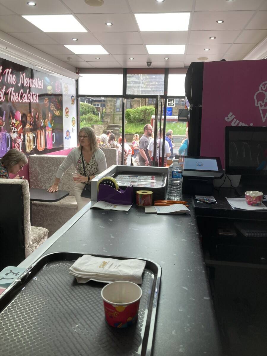 Dessert / Sandwich shop for sale in Bradford West Yorkshire.