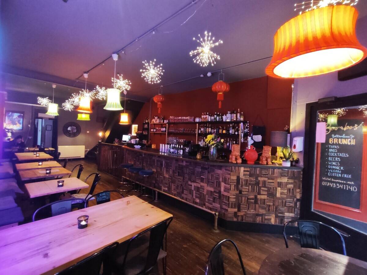 Leasehold Asian Tapas/Cocktail bar, Shrewsbury town centre