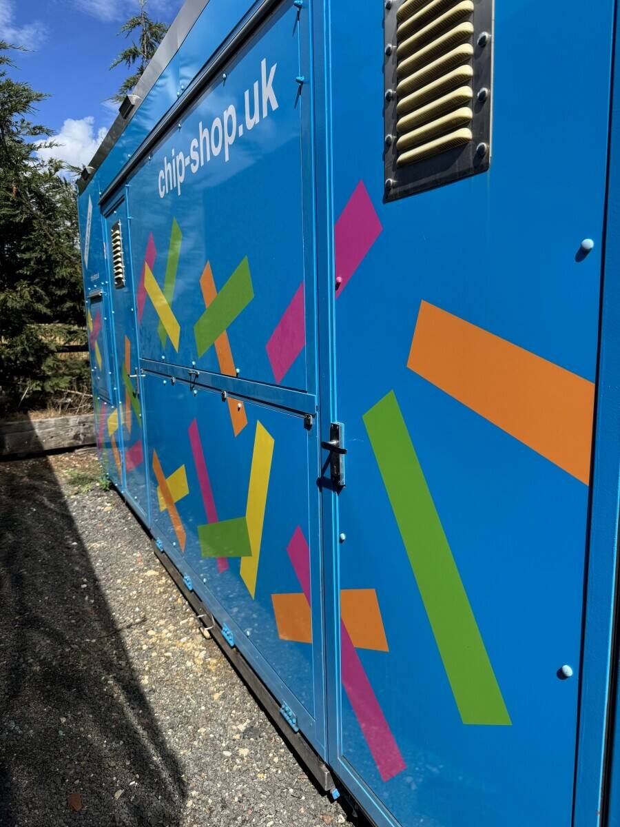 Fish & Chips business converted shipping container for sale&nbsp;