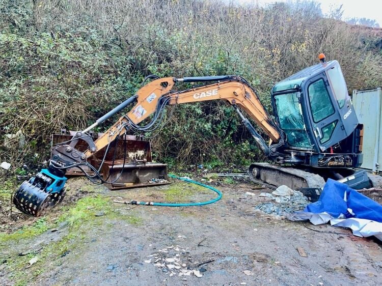 Freehold Waste Management & Skip Hire Business Located Near Tintagel, Cornwall