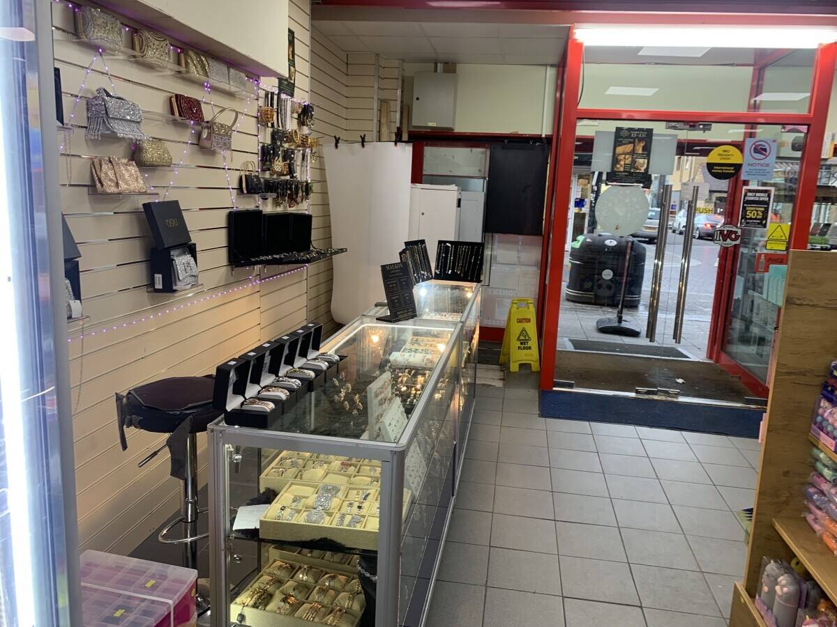 Costume Jewlery Shop at Busy Post Office Walthamstow High Street