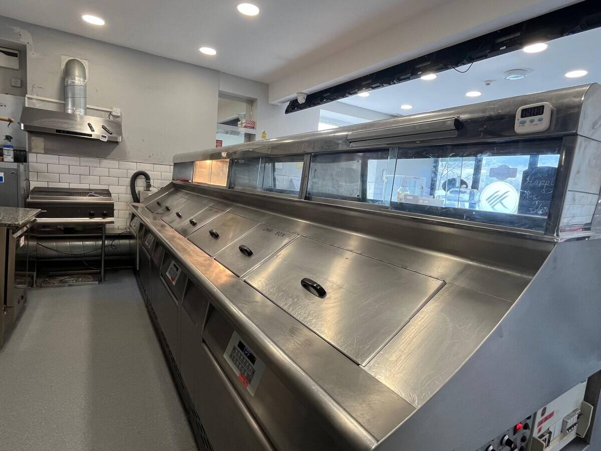 Fish and chips takeaway with 2 bed flat wales Newport Cardiff