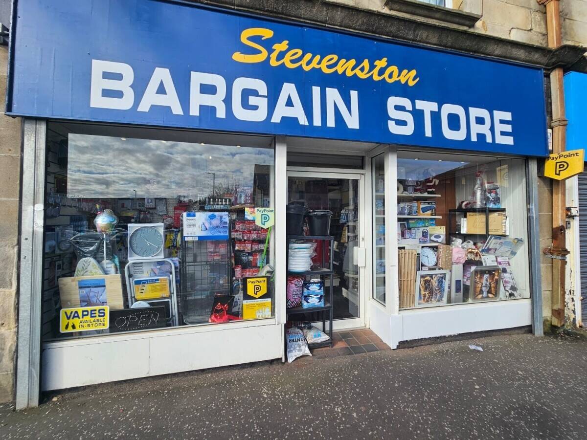 Stevenston bargain store 