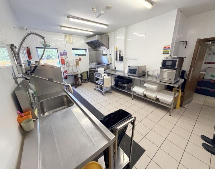 Detached fish & chip takeaway & 60 cover restaurant on huge plot with parking for over 35 vehicles